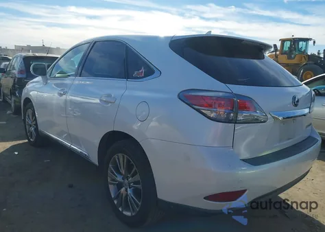 2013 Lexus Rx 450H из США, поврежденный, VIN JTJZB1BA4D2409865